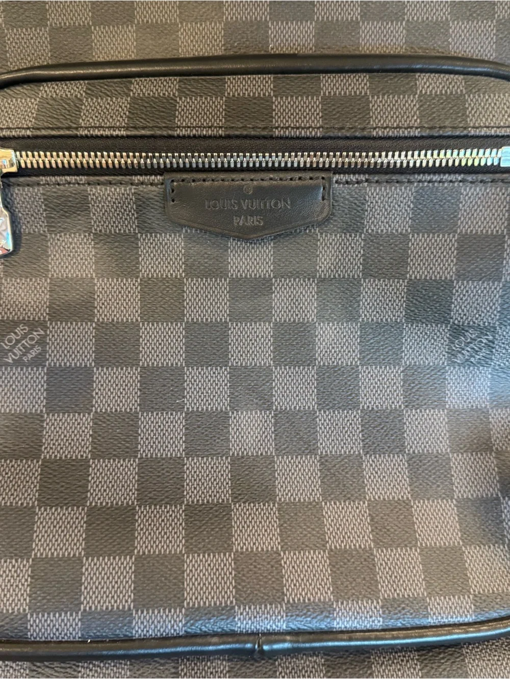 Louis Vuitton Men's Black Checkerboard Backpack